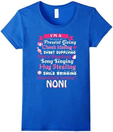 Women's Stealing Smile Bringing Grandchild Loving NONI T-shirt XL Royal Blue