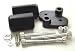 06-07 Honda CBR 1000 RR No Cut Black Frame Sliders
