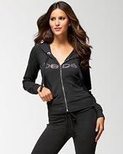 Rhinestone Logo Jersey Jacket