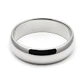 Platinum Men's & Women's Wedding Bands 5mm halfround light