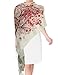 Dahlia Women's 100% Merino Wool Pashmina Scarf - Spring Butterfly Blossom Tree