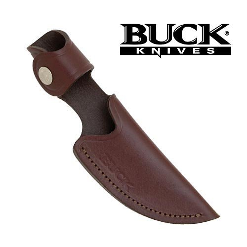Alpha Fixed Sheath- Brown Leather by Buck Knives