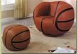 Basketball Chair & Ottoman By Coaster