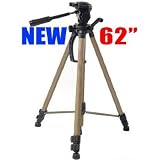 62 Inch Professional Aluminum Tripod w/ Bag For All Cameras & Camcorders