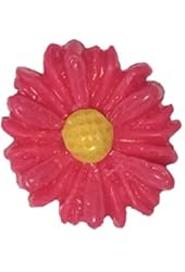 DARK PINK SUNFLOWER DAISY Floating Charm
