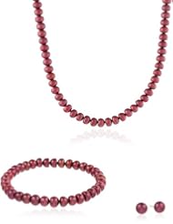 Honora "Bridal" Freshwater Cultured Pearl Necklace, Bracelet and Earrings Set