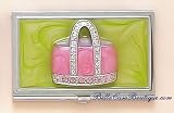 Beautiful Jeweled Business Card Case- Beach Bag