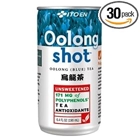 Ito En Oolong Shot, 6.4-Ounce Cans (Pack of 30)