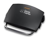 Kitchen & Housewares : George Foreman 14182 Grill & Melt Black with sloped grill design and vertical storage - cooks up to 4 portions