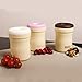 Bonke Snack Container - Leak Proof - BPA Free Plastic - 12 Oz Food jar - Perfect Baby, Girls, Boys, Kids lunch container - Fruits, Food storage containers - 1 Year Guarantee