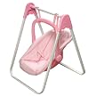 Doll Swing and Carrier - Pink Gingham