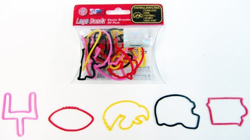 Forever Collectibles NCAA Iowa Hawkeyes Logo Bandz