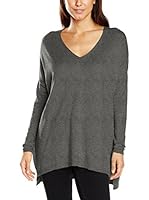Cortefiel Jersey Oversize Rayas (Gris)