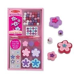 MELISSA & DOUG FLOWER BEAD SET