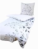 Produkt-Bild: Kinzler B-02456 silber Mikrofaser-Fleece Bettw&auml;sche Tara 80x80 cm + 135x200 cm