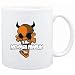 Mug White " Norwegian Elkhound - Devil " Dogs