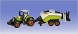Eigenschaften SIKU 1852 / Sieper GmbH 1852 - Siku Claas Axion mit Großpackenpresse