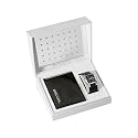 Diesel DZ1281 Mens Black Leather Watch & Wallet Set