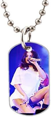 Selena Gomez Fashion Image Custom Unique Personalized Dog Tag Necklaces, dogtag size About 1.3X 2.2 inches Ideal Gift