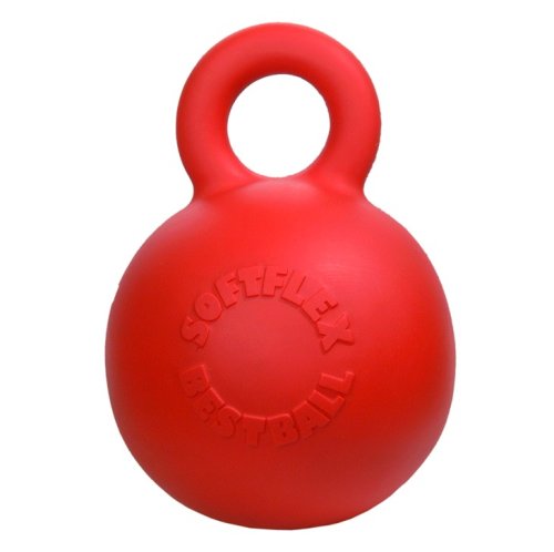 MEDIUM – RED – Doggie Dooley Gripper Ball Dog Toy – ONE TOUGH DOG TOY!