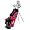 Giant XT Teen Set Includes Driver, Fairway Wood, Hybrid, 3 Mid And Short Irons, Putter, And Stand Bag (Left Handed)