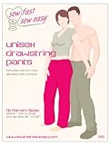 Sew Fast Sew Easy's Unisex Drawstring Pant Sewing Pattern Sizes Petite - Xlarge