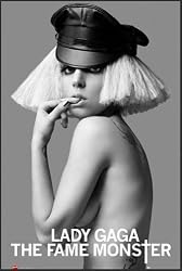 Lady Gaga (The Fame Monster) Framed Music Poster Print - 22" X 34"