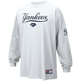 Nike New York Yankees White Practice Long Sleeve T-shirt