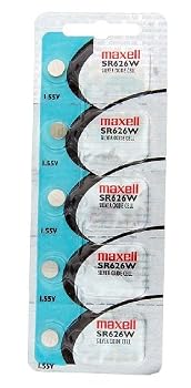 Maxell WC376 SR626W 376 Silver Oxide Watch Battery