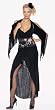 SALE Sexy Fortune Teller Costume Gypsy or Slinky Mistress Dress Waist Cincher