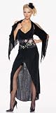 SALE Sexy Fortune Teller Costume Gypsy or Slinky Mistress Dress Waist Cincher