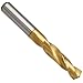 YG-1 D4146 High Speed Steel Screw Machine Drill Bit, TiN Finish, Straight Shank, Slow Spiral, 135 Degree, 3/64" Diameter x 1-3/8" Length (Pack of 10)