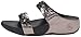 FitFlop Women's Biker Chic Slide Dress Sandal, Pewter, 6 M US