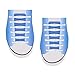 No-Tie Elastic Shoelaces for Kids and Adults - Pure White