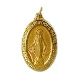14K Gold Vintage Miraculous Medal