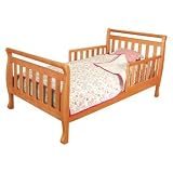 Athena Anna Toddler Bed - Pecan (Pecan) (56"W x 26"H x 30"D)