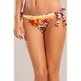 Betsey Johnson Orange Slice Tie Side Hipster Bottom