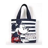 Loungefly Mickey Mouse Striped Tote (Blue/Multi)