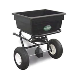 Spyker Commercial Grade 125-Pound Capacity Tow Behind Broadcast Spreader With Poly Hopper... by 