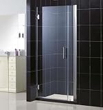 DreamLine UNIDOOR Frameless 34-35 inch Adjustable Shower DoorBrushed Nickel