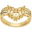 14K Yellow Gold Mother's Ring - 6 Gemstone -- YOU CHOOSE THE COLORS!