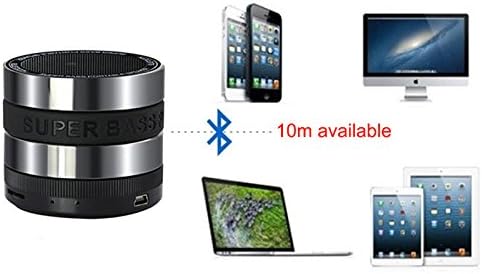 Soondar® Portable Rechargeable Wireless Bluetooth Handsfree Speaker (Support 4 Modes: Bluetooth, Aux, FM Radio, Micro-SD Card) for iPhone 6 6Plus 5s 5 4s 4, iPad Air 4 3 2 iPad Mini, Samsung S4 S3 S2 I9500 I9300 Note 3 Note 2, Android Cellphones, MP3 MP4 Tablet - Silver