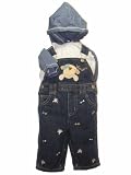 Puppy Denim Overall Set by Little Me