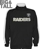 Oakland Raiders Big & Tall QB Track Jacket