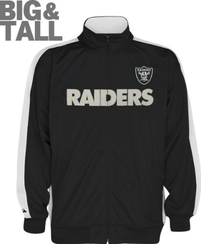 Oakland Raiders Big & Tall QB Track Jacket