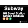 New York City Subway Yankee Stadium Metal Sign - 11x17