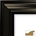 Craig Frames 21834700BK 13 by 19-Inch Picture Frame, Smooth Wrap Finish, 2-Inch Wide, Black