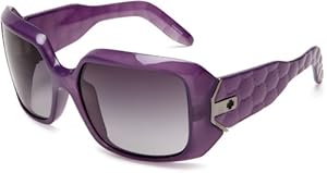 Spy Optic Women's Eliza 670925344044 Rectangle Sunglasses,Lavender Frame/Black Fade Lens,One Size