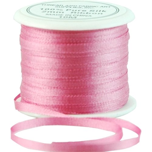 Silk Ribbon No.565 - 2mm Dusty Rose
