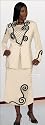 Mother's Day Sale, Womens Full Figured Embroidered Dressy Suits (9951)